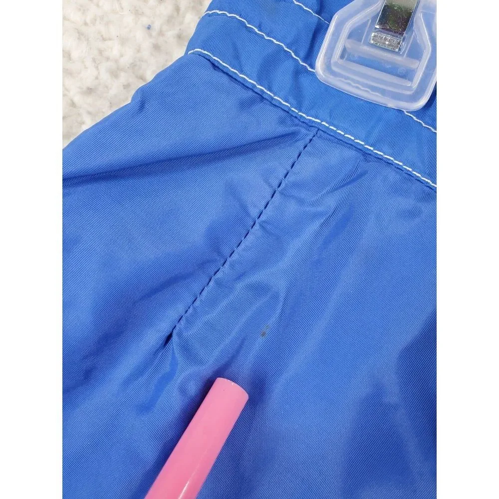 Birdwell Beach Britches Trunks 310 Board Shorts Royal Blue Men 32 Lined 7” USA